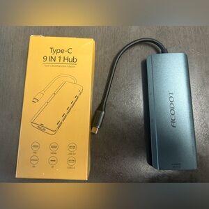 Type C 9 in 1 hub